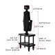 The Joy Factory - Universal VESA 100 MagConnect Compatible Tablet Module - Forklift Mount Tablet Stand with Pole Attachment