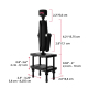 The Joy Factory - Universal VESA 100 MagConnect Tablet Module Forklift Mount Tablet Stand with MagConnect HD Bar